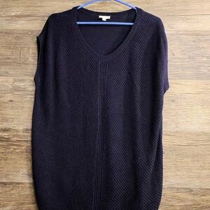 Talbots Women's Navy V-Neck Sweater